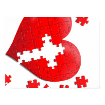 Puzzle de coeur d'amour chrétien