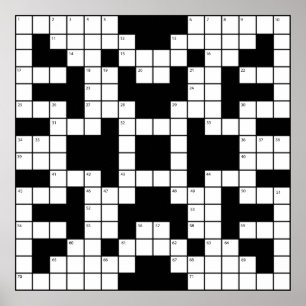 Poster Puzzle de mots croisés