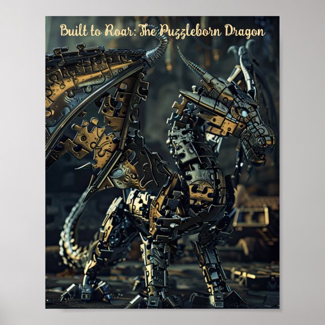 Poster Puzzle Dragon Clair (Devant)