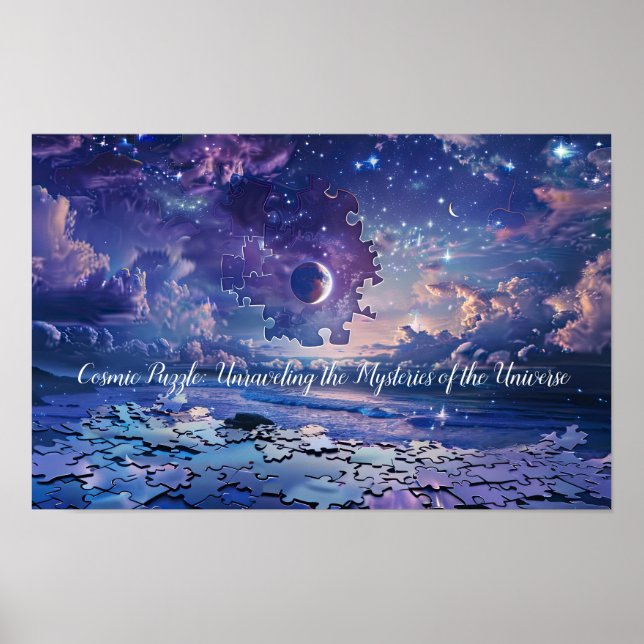 Poster Puzzle Horizon céleste (Devant)