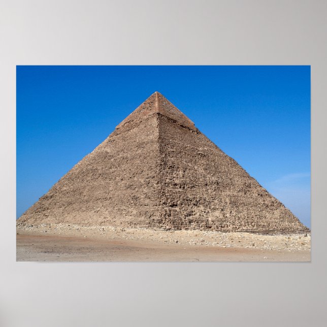 Poster Pyramide de Chéops - Le Caire, Égypte (Devant)