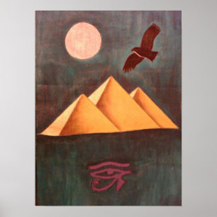 Poster Pyramide de l'Egypte