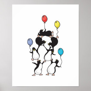 Poster pyramide des pingouins