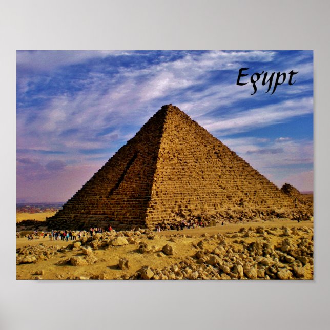 Poster Pyramide égyptienne (Devant)