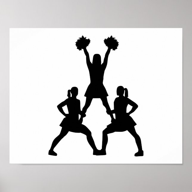 Poster Pyramide pom-pom girl (Devant)