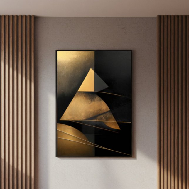Poster Pyramide rétro du temps (Créateur téléchargé)