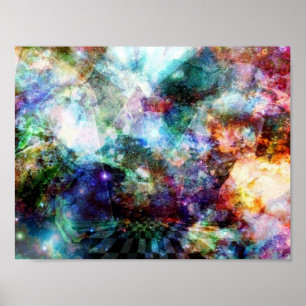 Poster Pyramides de l'espace