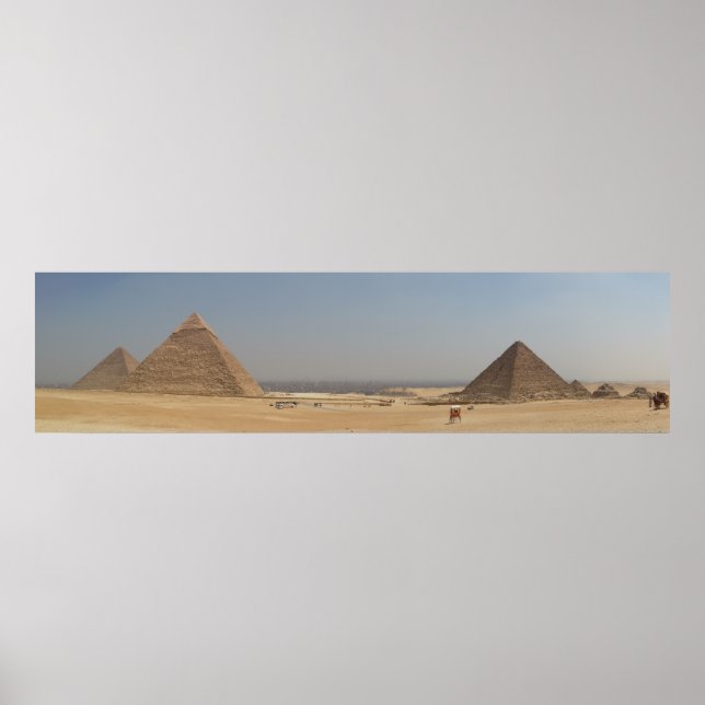 Poster Pyramides égyptiennes (Devant)