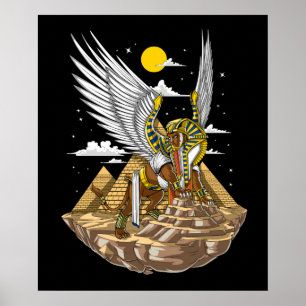 Poster Pyramides égyptiennes Sphinx