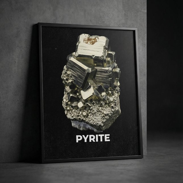 Poster Pyrite Crystal Specimen (Créateur téléchargé)
