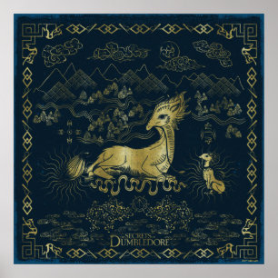 Poster Qiline At Golden Tapestry
