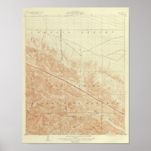 Poster quadrangle de San Antonio montrant San Andreas Rif