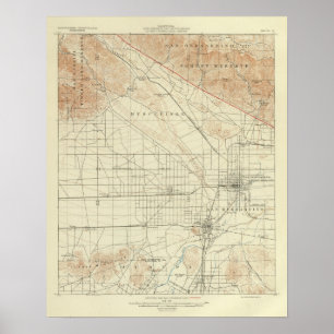 Poster Quadrilatère de San Bernardino montrant la