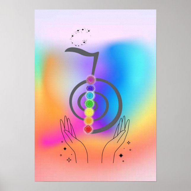 Poster Quadro Reiki (Devant)