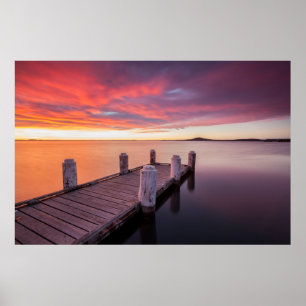 Poster Quai au lac Illawarra