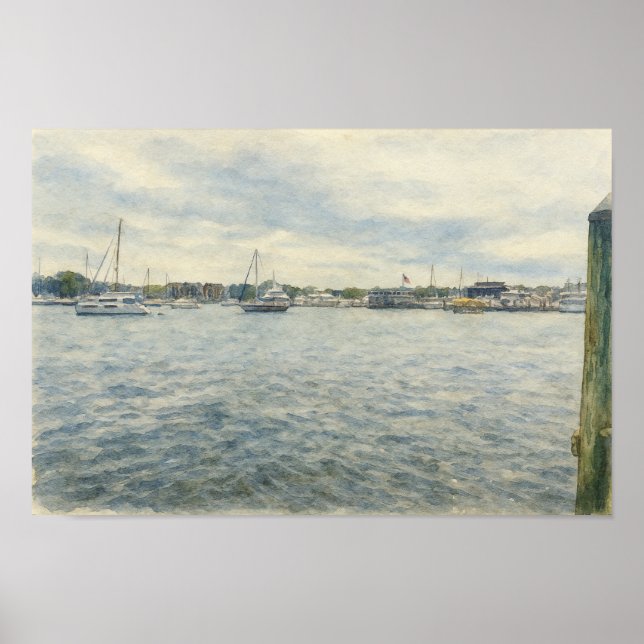 Poster Quai de ville (Devant)