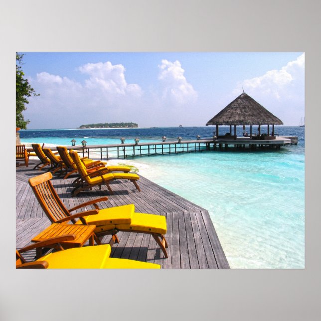 Poster quai des Maldives (Devant)
