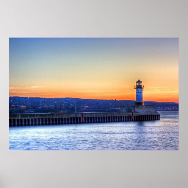 Poster Quai Nord et phare (Devant)