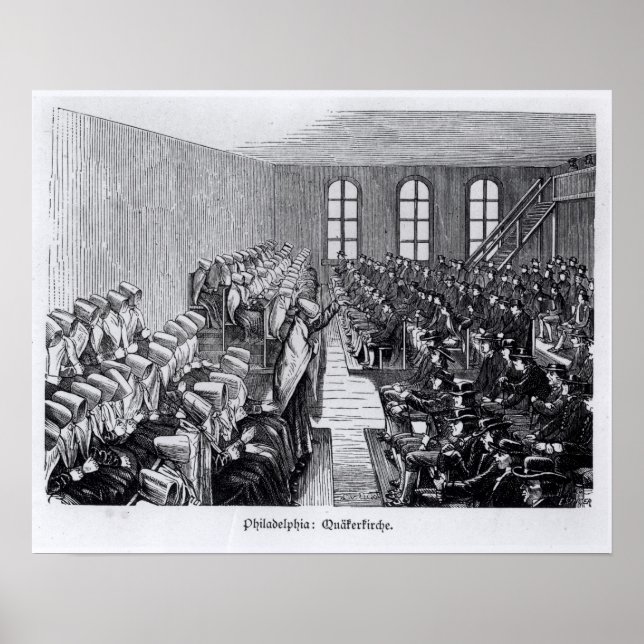 Poster Quaker Meeting, Philadelphie (Devant)