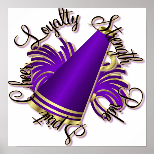 Poster Qualités de violet et d'or (Devant)