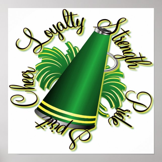 Poster Qualités vertes et jaunes (Devant)