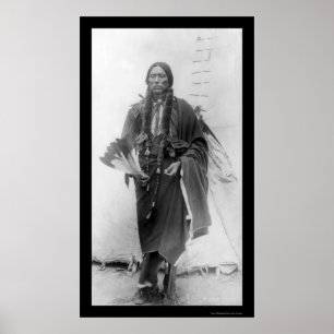 Poster Quanah Parker, chef indien Comanche 1909