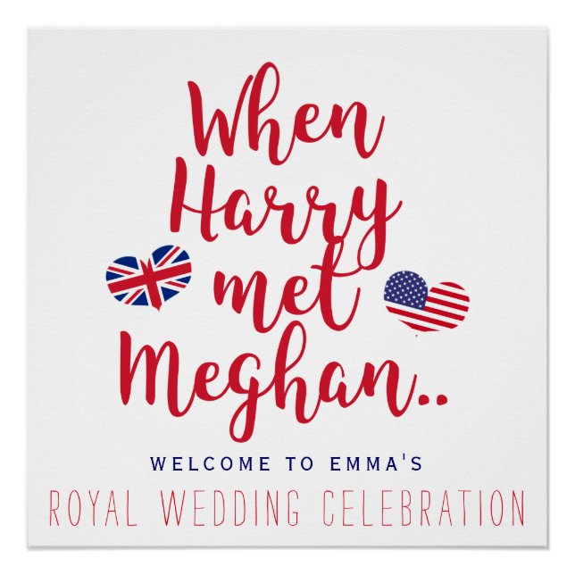 Poster Quand Harry a rencontré Meghan | Mariage royal per (Devant)