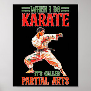 Poster Quand je fais du karaté, ça s'appelle amputation d