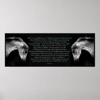 Poster Quand je suis une vieille femme de cheval Imprimer
