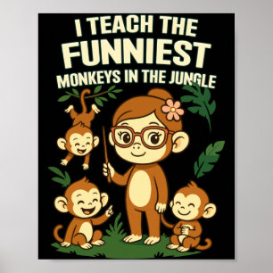 Poster Quand j'enseigne aux singes la performance la plus