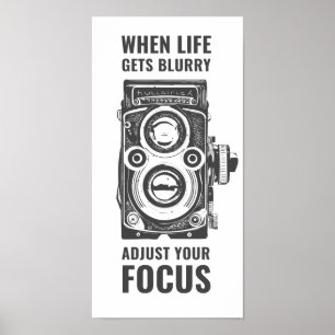 Poster Quand La Vie S'Éteint, Ajustez Votre Objectif VI