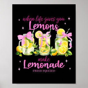 Poster Quand La Vie Vous Donne Des Citrons Font De La Léo