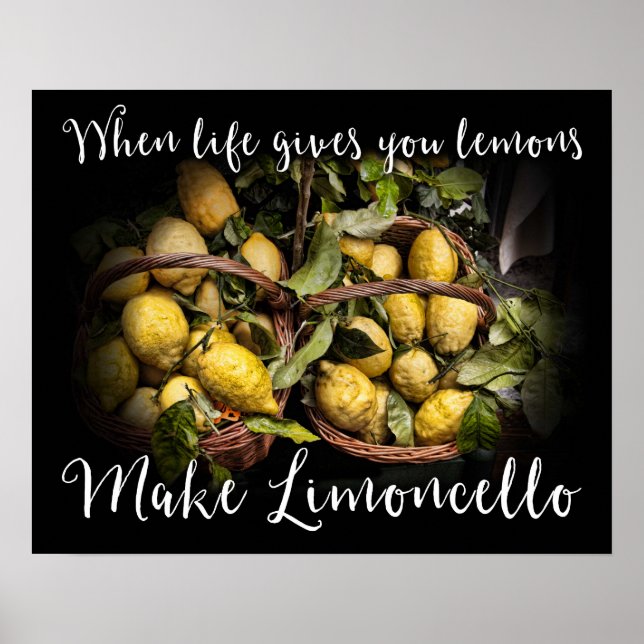 Poster Quand La Vie Vous Donne Des Citrons Font Du Limonc (Devant)