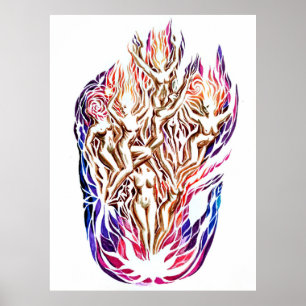 Poster Quand le divin féminin fleurit