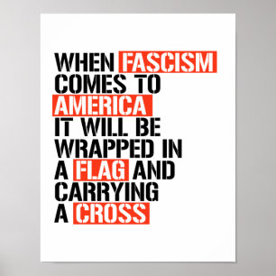 Poster Quand le fascisme arrivera en Amérique, il sera en