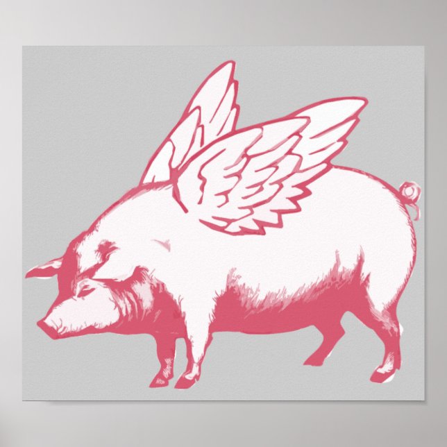 Poster Quand les porcs volent (Devant)