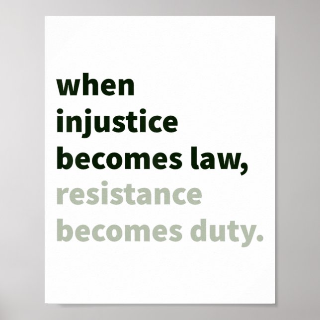 Poster Quand l'injustice devient loi - la résistance devi (Devant)