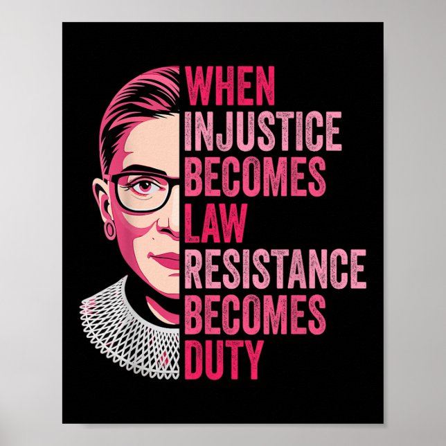 Poster Quand l'injustice devient loi, la résistance devie (Devant)