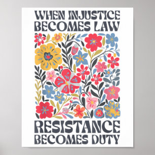 Poster Quand l'injustice devient loi, la résistance devie
