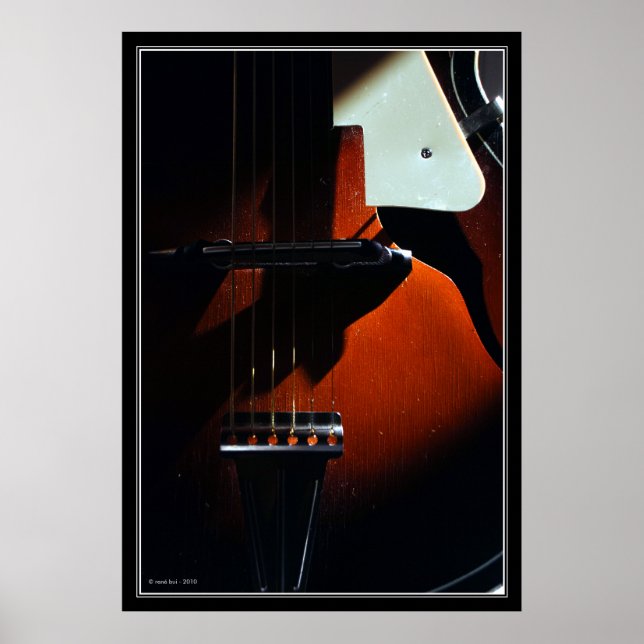 Poster Quand ma guitare coule doucement l'affiche (Devant)
