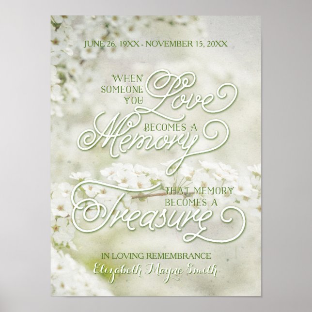 Poster Quand quelqu'un que vous aimez devient une mémoire (Devant)