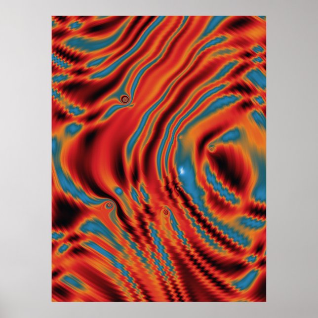 Poster Quantum Physics Colorful Design  (Devant)