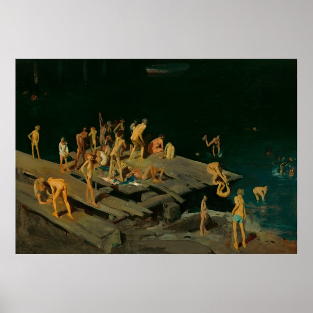 Poster Quarante-deux enfants par George Bellows (1907) (Devant)