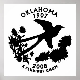 Poster Quart de dollar de l'Oklahoma