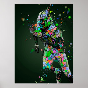 Poster Quart de football