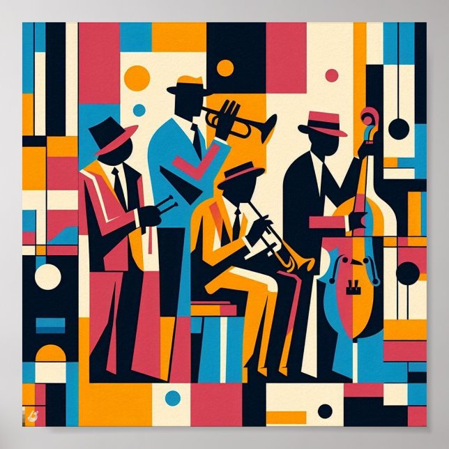 Poster Quartet de jazz de la Renaissance de Harlem (Devant)