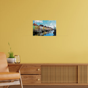Poster Quartier Nyhavn, Danemark,