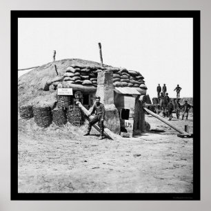 Poster Quartiers pare-bombe de Fort Hell 1865