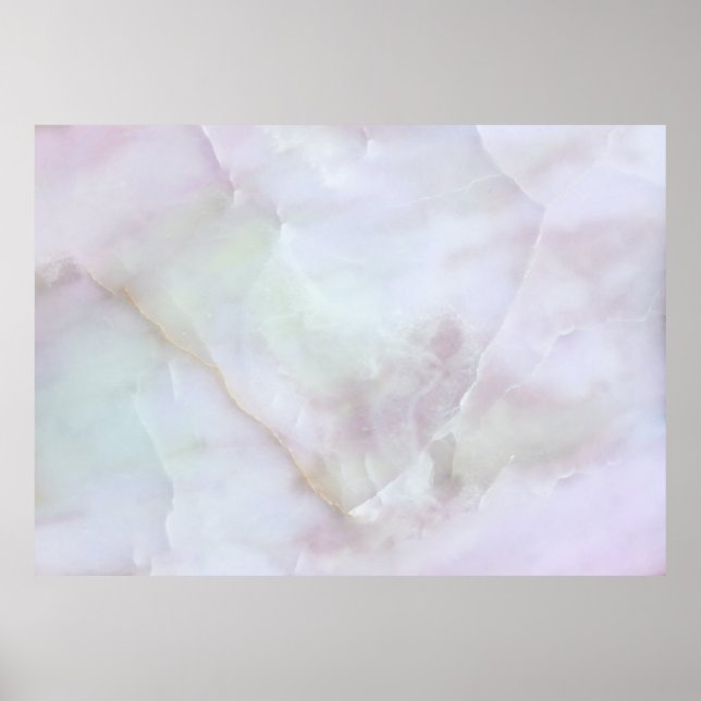Poster quartz rose (Devant)