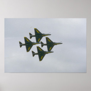 Poster Quatre Angel Bleu A-4 En Diamant